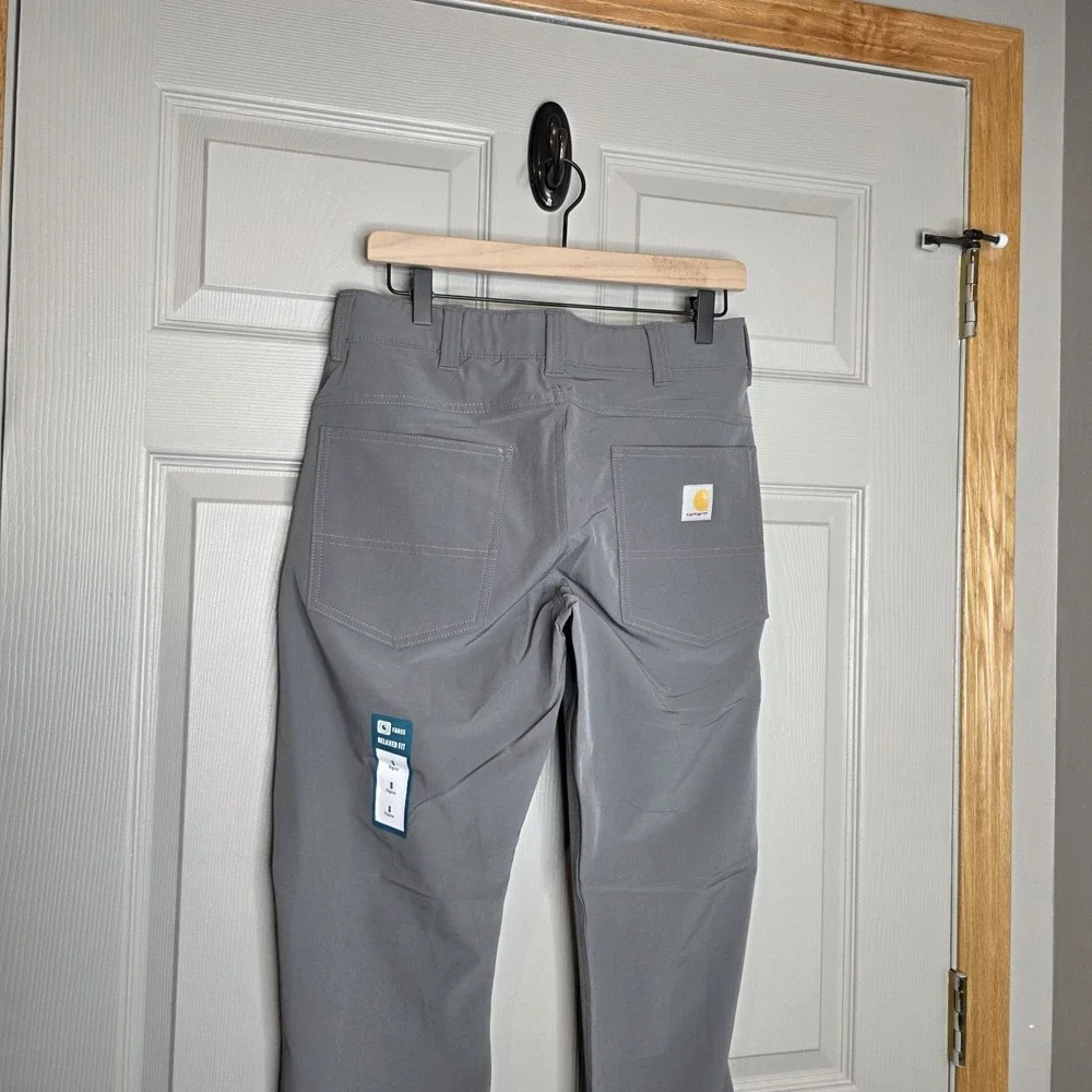 Carhartt Force Flex Sun Defender Men Small Gray Relaxed Fit Active Gorpcore